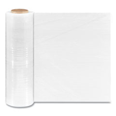 Extended Core Blown Stretch Wrap, 18" x 1,500 ft, 79-Gauge, Clear, 4/Carton