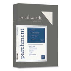 Parchment Specialty Paper, 24 lb Bond Weight, 8.5 x 11, Ivory, 500/Ream