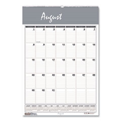 Recycled Bar Harbor Wirebound Academic Monthly Wall Calendar, 15.5 x 22, 2021-2022