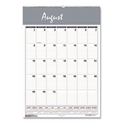 Recycled Bar Harbor Wirebound Academic Monthly Wall Calendar, 12 x 17, 2021-2022