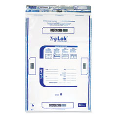 Deposit Bag, Plastic, 12 x 16, Clear, 100/Pack