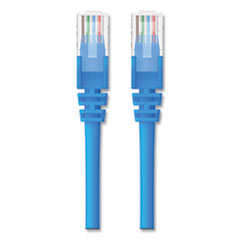 CAT5e Snagless UTP Patch Cable, RJ45 Connectors, 7 ft, Blue