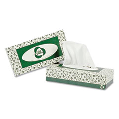 Recycled 2-Ply Facial Tissue, White, 150 Sheets/Box, 20 Boxes/Carton