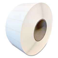 Thermal Transfer Labels, 3 x 1, White, 5,500/Roll, 8 Rolls/Carton