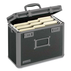 Locking Personal File Tote, Letter, 7.25 x 13.75 x 12.5, Tactical Black