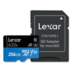 microSDXC Memory Card, UHS-I U1 Class 10, 256 GB