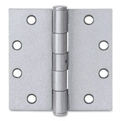 Plain Bearing Door Hinge, 4.5 x 4.5, Satin Stainless Steel