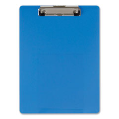 Recycled Plastic Clipboard, Holds 8.5 x 11 Sheets, Blue