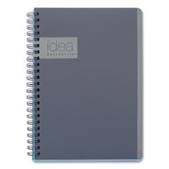 Idea Collective Professional Notebook, 1 Subject, Medium/College Rule, Gray Cover, 8 x 4.87, 80 Sheets