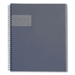 Idea Collective Professional Notebook, 1 Subject, Medium/College Rule, Gray Cover, 11 x 8.25, 80 Sheets