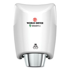 SMARTdri Hand Dryer, Aluminum, White