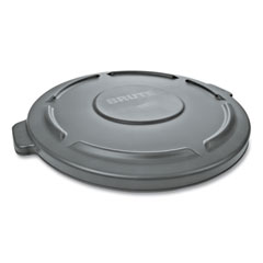 Round Flat Top Lid, for 32 gal Round BRUTE Containers, 22.25