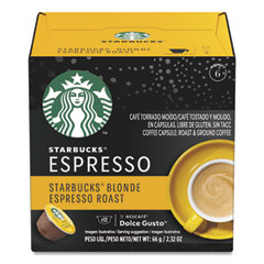 Starbucks Coffee Capsules, Blonde Espresso Roast, 12/Box