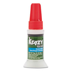 All Purpose Brush-On Krazy Glue, 0.18 oz, Dries Clear