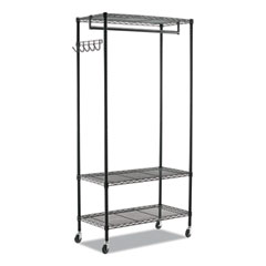 RACK,GARMENT,48X18,BK