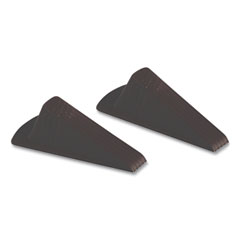 5340016936359, SKILCRAFT Doorstop, Large, Brown, 2/Pack