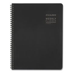 Contemporary Lite Weekly/Monthly Planner, 11 x 8.25, Black, 2022