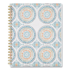 Santiago Weekly/Monthly Planner, Santiago Geometric Artwork, 11 x 8.5, Multicolor Cover, 12-Month (Jan to Dec): 2022