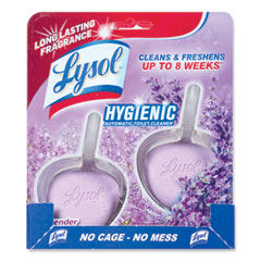 Hygienic Automatic Toilet Bowl Cleaner, Cotton Lilac, 2/Pack