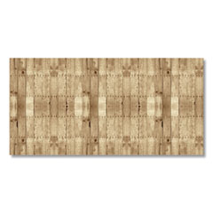 Bordette Designs, 48" x 50 ft Roll, Weathered Wood, Brown/White