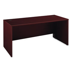 Enterprise Collection Double Pedestal Desk, 60" x 28.63" x 29.75", Harvest Cherry, (Box 1 of 2)