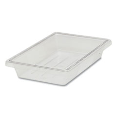 Food/Tote Boxes, 5 gal, 12 x 18 x 9, Clear, Plastic