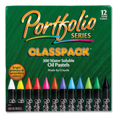 Portfolio Series Oil Pastels, 12 Assorted Colors, 300/Carton