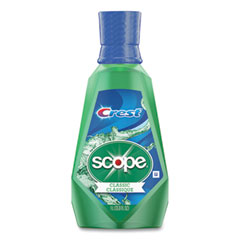 + Scope Mouth Rinse, Classic Mint, 1 L Bottle, 6/Carton