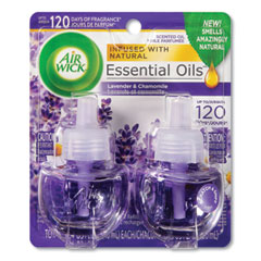 Scented Oil Refill, Lavender and Chamomile, 0.67 oz, 2/Pack