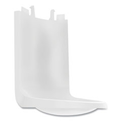 Shield Floor and Wall Protector Attachment for ES and CS Hand Sanitizer Dispensers, 4.68 x 5.98 x 3.86, White