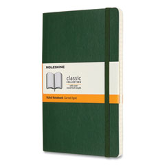 Classic Softcover Notebook, 1 Subject, Wide/Legal Rule, Myrtle Green Cover, 8.25 x 5, 96 Sheets