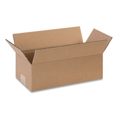 Fixed-Depth Shipping Boxes, Regular Slotted Container (RSC), 12 x 6 x 4, Brown Kraft, 25/Bundle