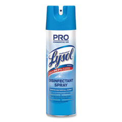 Disinfectant Spray, Fresh Scent, 19 oz Aerosol Spray, 12/Carton