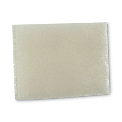 Light Duty Scrubbing Pad 9030, 3.5 x 5, White, 40/Carton