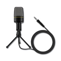 Volkano Stream Media Series Handheld Microphone, Black