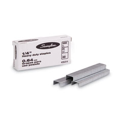 S.F. 13 Heavy-Duty Staples, 0.25" Leg, 0.5" Crown, Steel, 1,000/Box