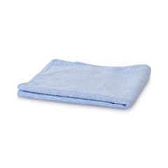 Microfiber Cleaning Cloths, 16 x 16, Blue, 24/Pack