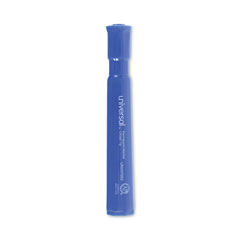 Chisel Tip Permanent Marker, Broad Chisel Tip, Blue, Dozen