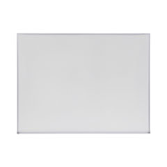 Melamine Dry Erase Board with Aluminum Frame, 48 x 36, White Surface, Anodized Aluminum Frame