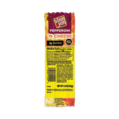 Pepperoni and Cheese Meat Sticks, 1.5 oz, 18/Carton, Ships in 1-3 Business Days