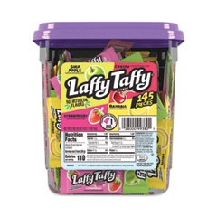 Laffy Taffy, Assorted Flavors, 3.08 lb Tub, 145 Wrapped Pieces/Tub, Ships in 1-3 Business Days