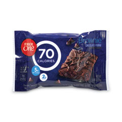 70 Calorie Chocolate Fudge Brownies, 0.89 oz, 40/Carton, Ships in 1-3 Business Days