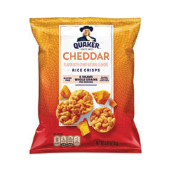 Rice Crisps, Cheddar Cheese, 0.67 oz Bag, 60 Bags/Carton, Ships in 1-3 Business Days