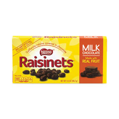 Raisinets Milk Chocolate Candy Raisins, 3.5 oz Box, 15 Boxes/Carton, Ships in 1-3 Business Days