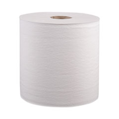 Hardwound Roll Towels, 1-Ply, 8" x 800 ft, White, 6 Rolls/Carton