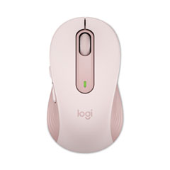 Signature M650 Wireless Mouse, Medium, 2.4 GHz Frequency, 33 ft Wireless Range, Right Hand Use, Rose