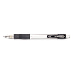 G2 Mechanical Pencil, 0.5 mm, HB (#2.5), Black Lead, Clear/Black Accents Barrel, Dozen