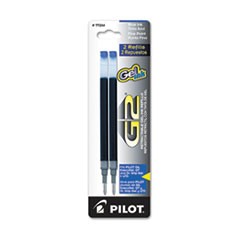 Refill for Pilot Gel Pens, Fine Point, Blue Ink, 2/Pack