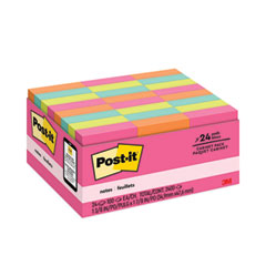 Original Pads in Poptimistic Colors, Value Pack, 1.38" x 1.88", 100 Sheets/Pad, 24 Pads/Pack