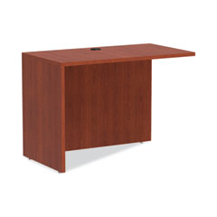 Alera Valencia Series Reversible Return/Bridge Shell, 42w x 23.63d x 29.5h, Medium Cherry